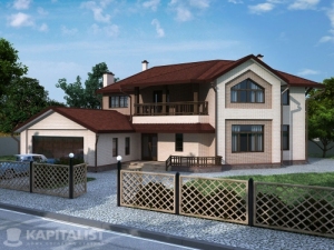 Готовые проекты частных загородных домов купить - Кристалл